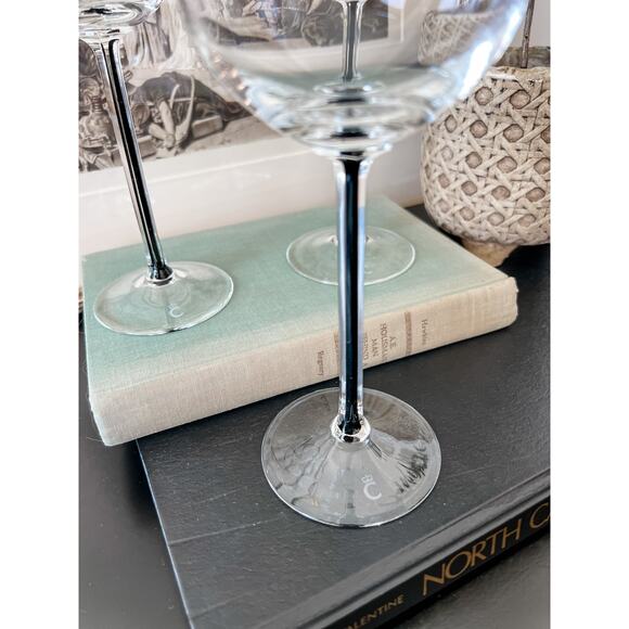 Christine Hutte German Crystal‎ Hock Wine Glasses - Set of 3 - Picture 2 of 3